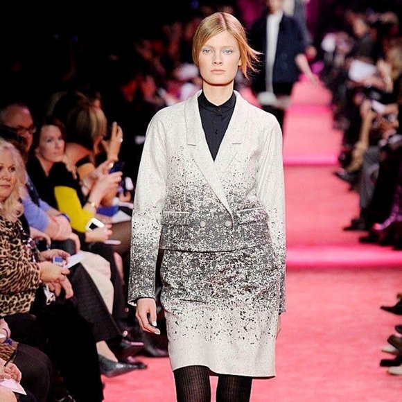 $1680 JASON WU RUNWAY WOOL BLEND SHORT COAT*8 - Picture 2 of 8